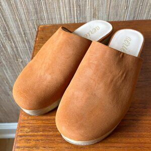 Aerie faux suede clogs